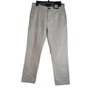 NWT Tommy Hilfiger Custom Fit Coupe Sur Mesure Men's Pant Khaki Sz 29W/30L